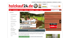 Desktop Screenshot of holzkauf24.de