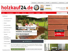 Tablet Screenshot of holzkauf24.de